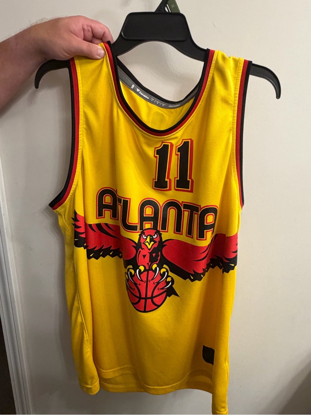Atlanta Youth Basketball Jersey - Yellow & Red #11
